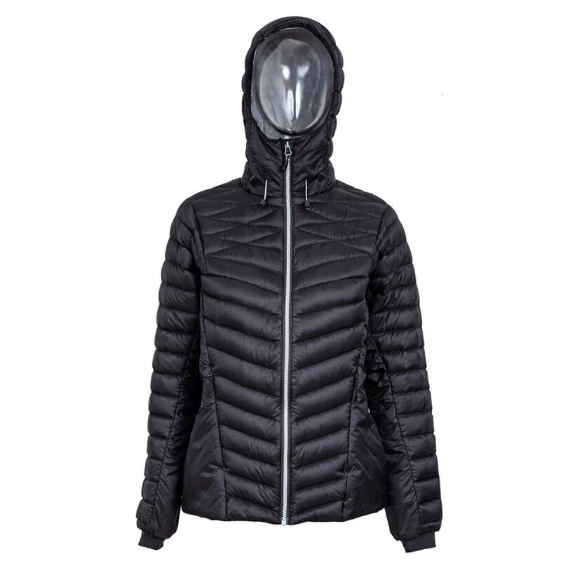Womens Black Casual Winter Warm Outdoor Outerwear