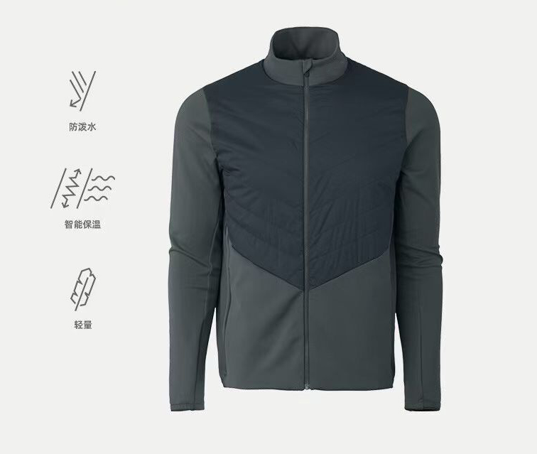 Men's insulated hybird jacket