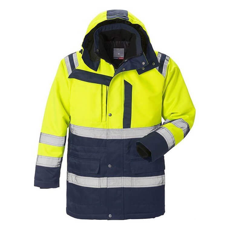 Men's Two Tone Waterproof Hi Vis Jacket 