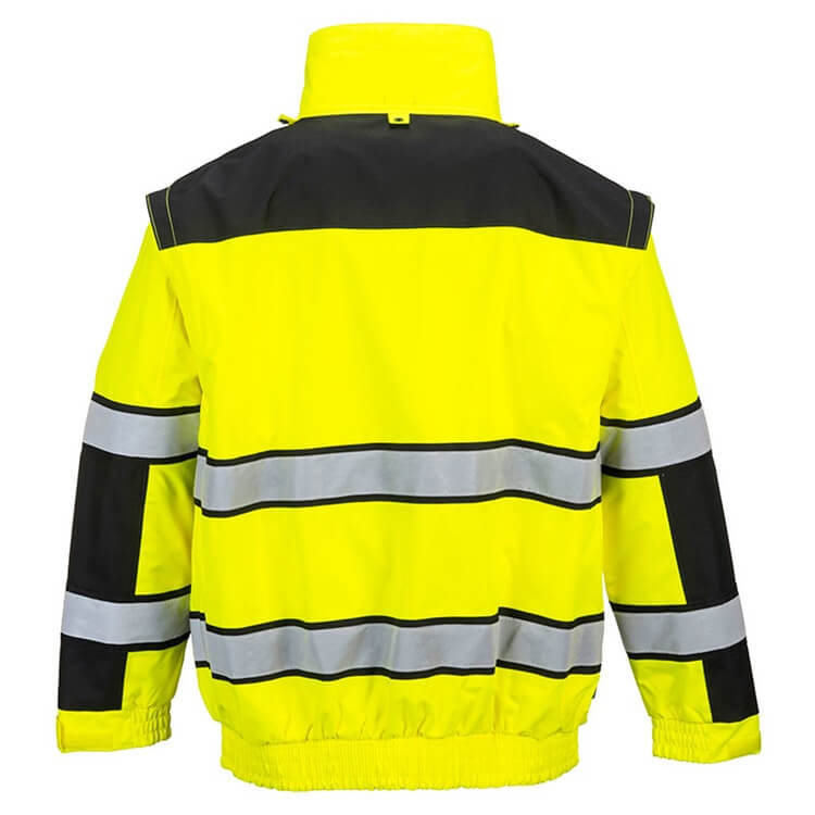 Men's hi vis bomber jacket