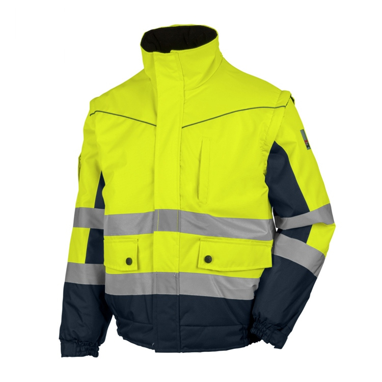 Men's Class 3 Reflective Hi Vis Winter Jacket 