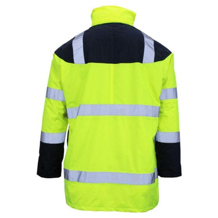 Men's safety rain jacket