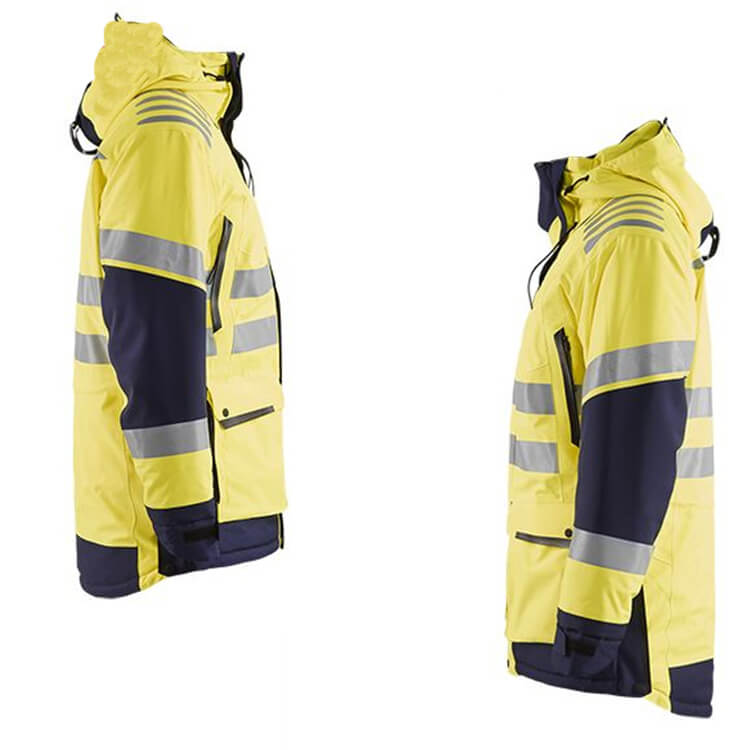 High vis work coat