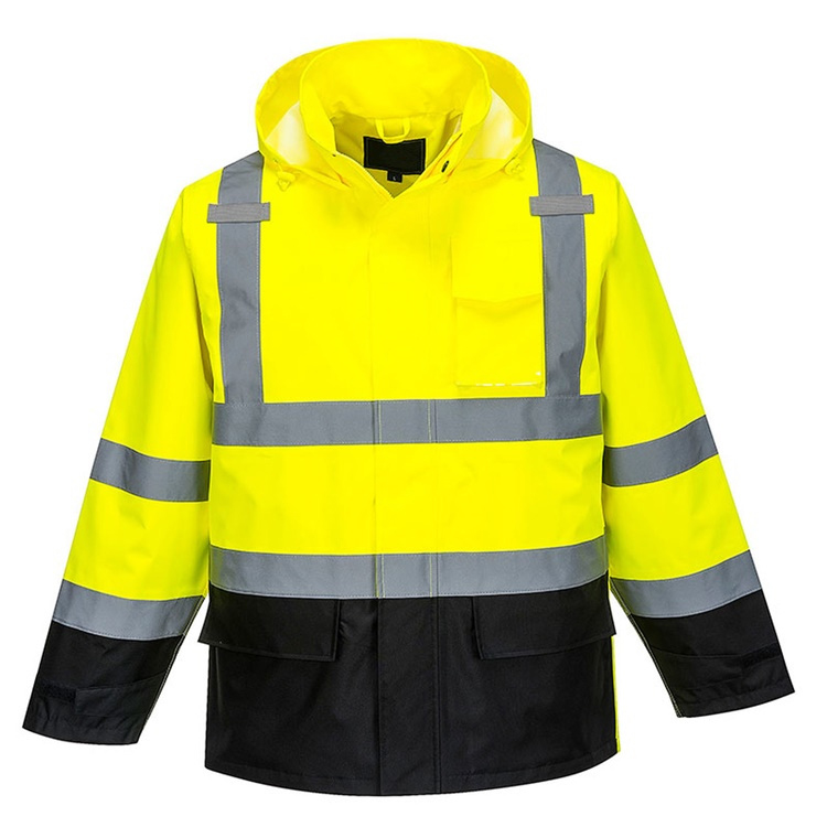 Hi vis rain jacket