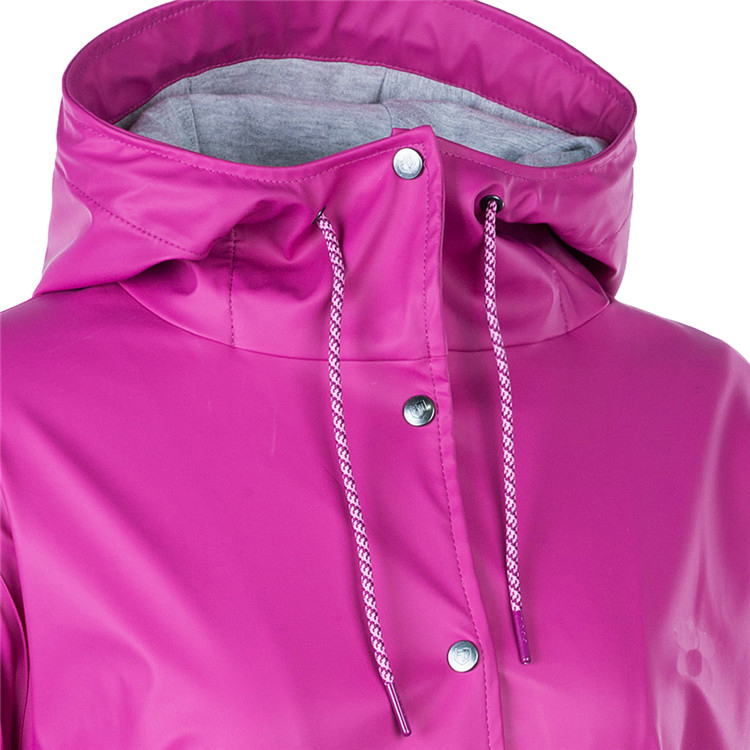 Ladies Rain Jacket With Hood