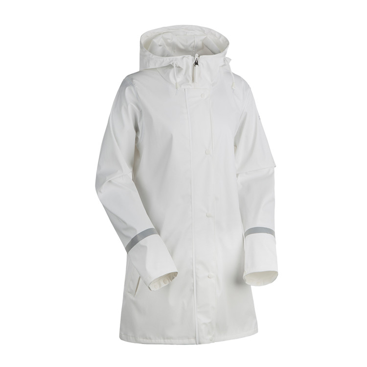 Women's lightweight waterproof jacket with hood