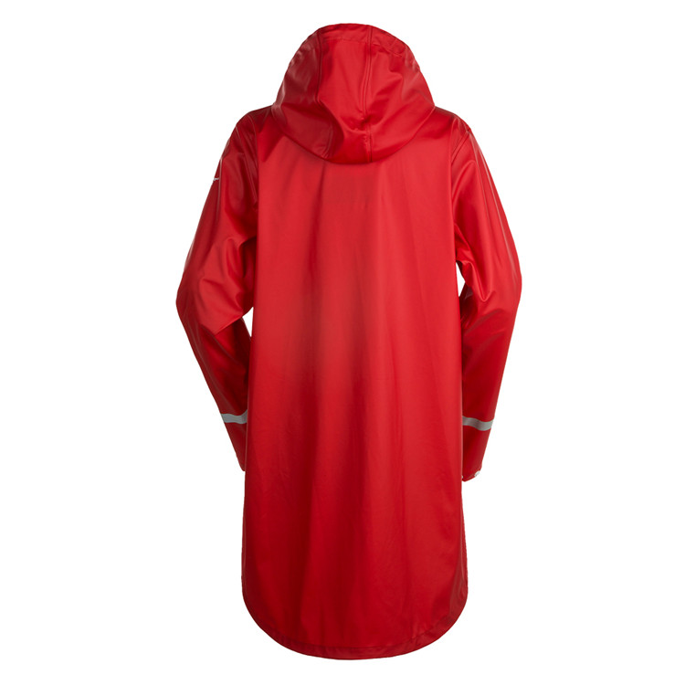 Ladies waterproof coat with hood