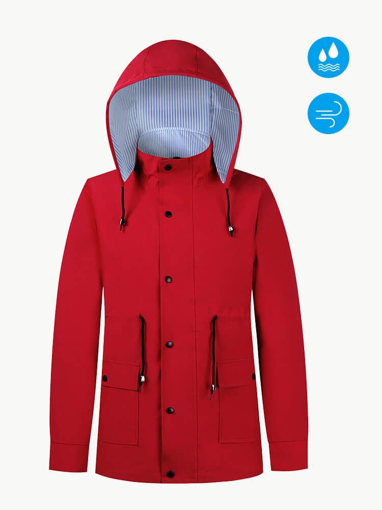 Womens Waterproof Wind Coat