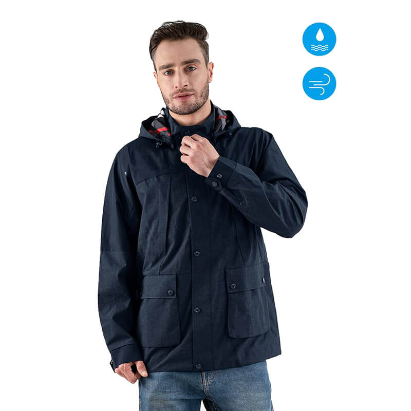 men's waterproof windbreaker jacket
