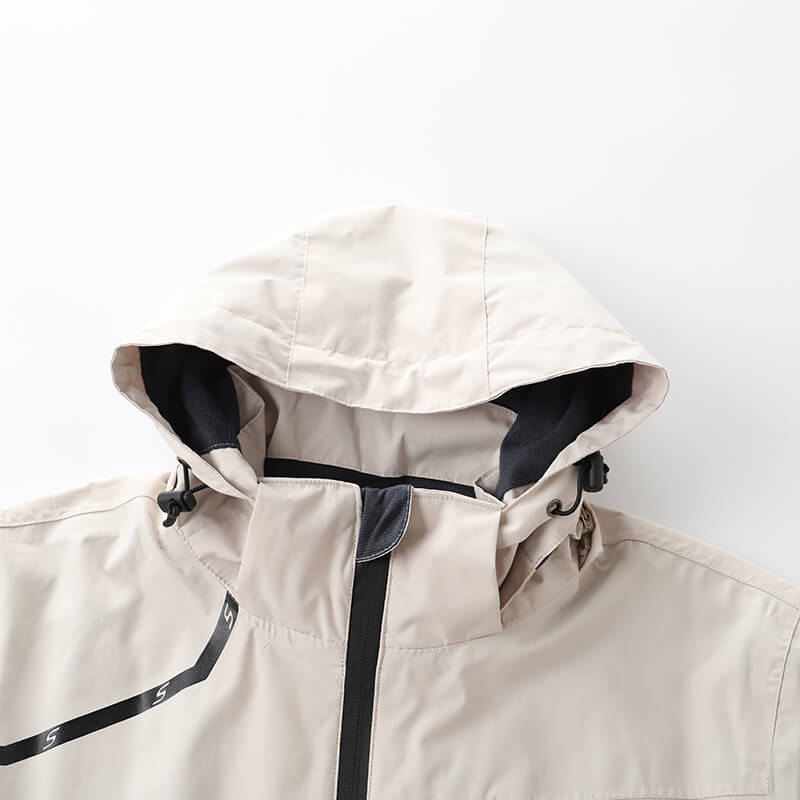 Men's hooded wind breakers