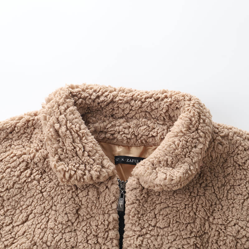 Men's sherpa fleece jacket