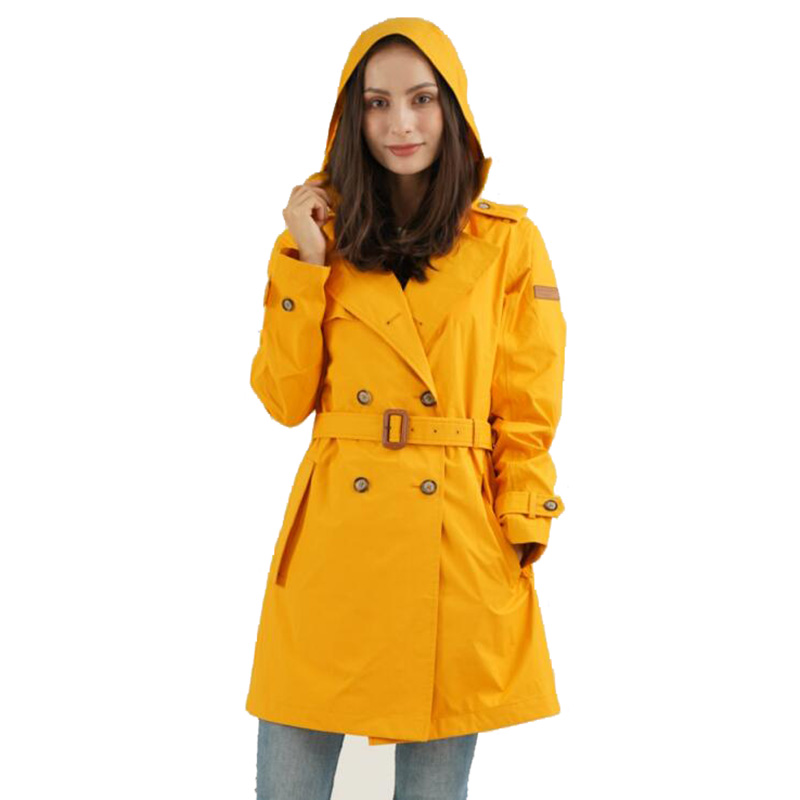 Women's trench coat raincoat