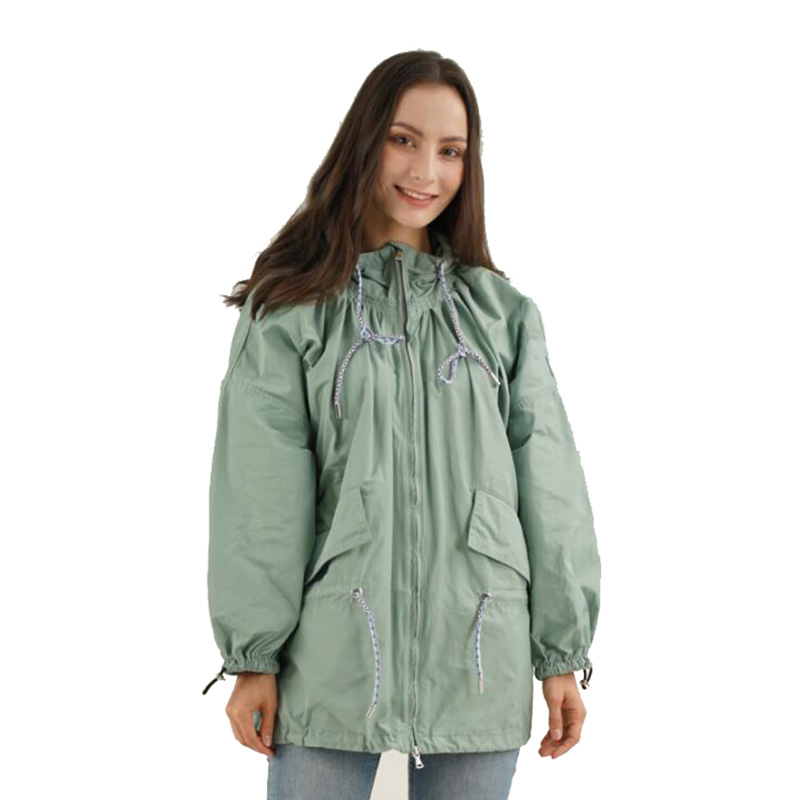 Women's Long Windbreaker Jacket