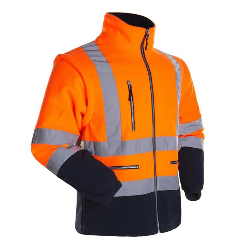 Mens hi vis fleece jacket