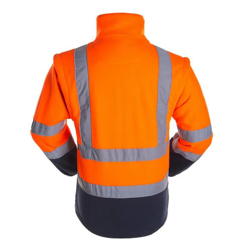 Fleece hi vis jacket