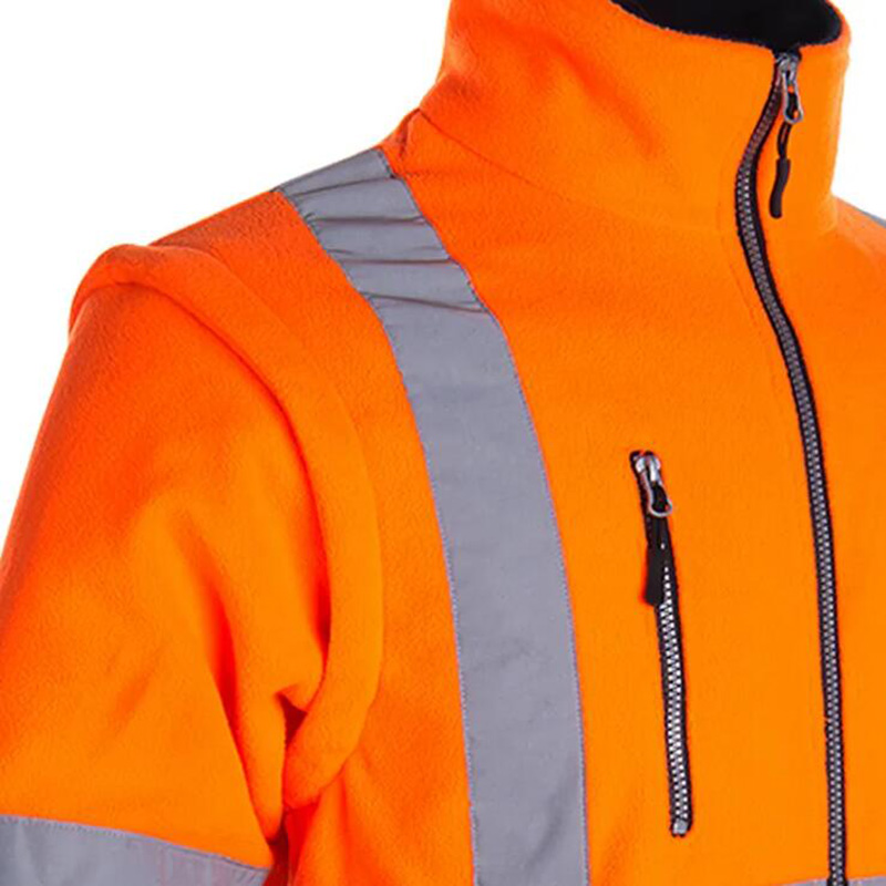 Men's reflective fleece jacket