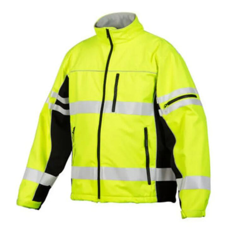 Soft shell hi vis jacket