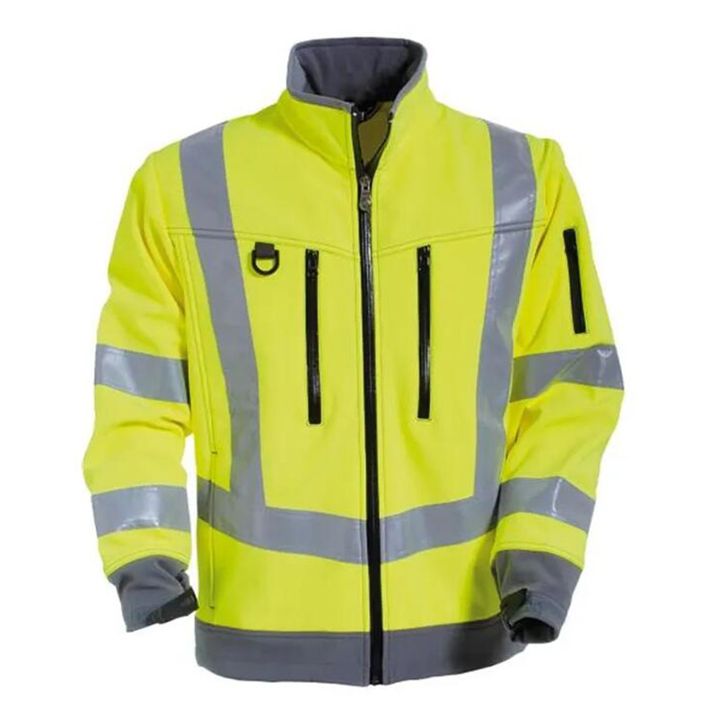 High visibility softshell jacket