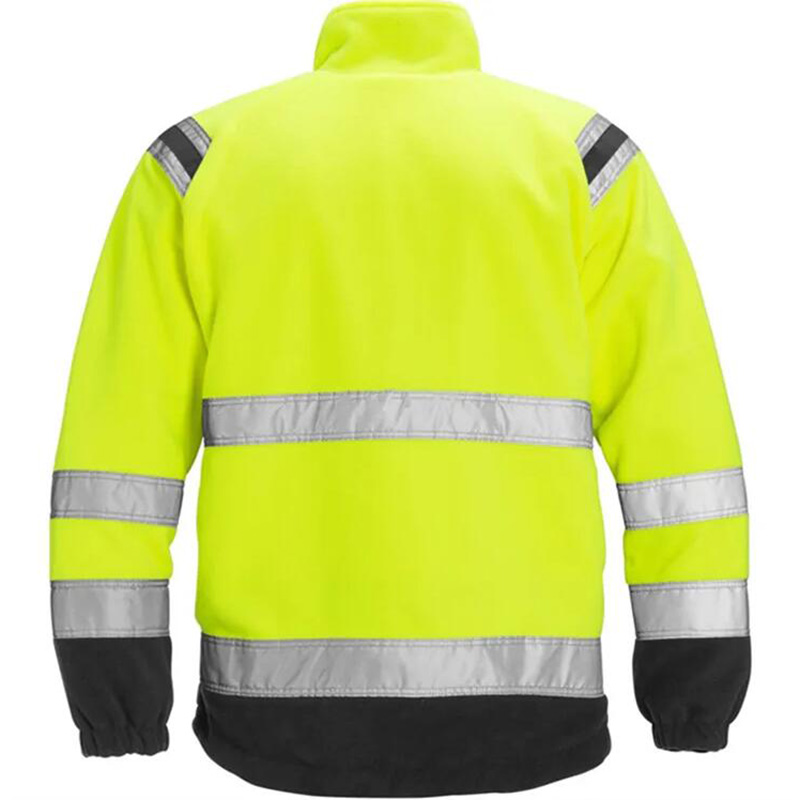 Fleece high visibility jacket