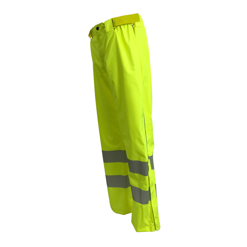 Hi-vis lightweight rain pants