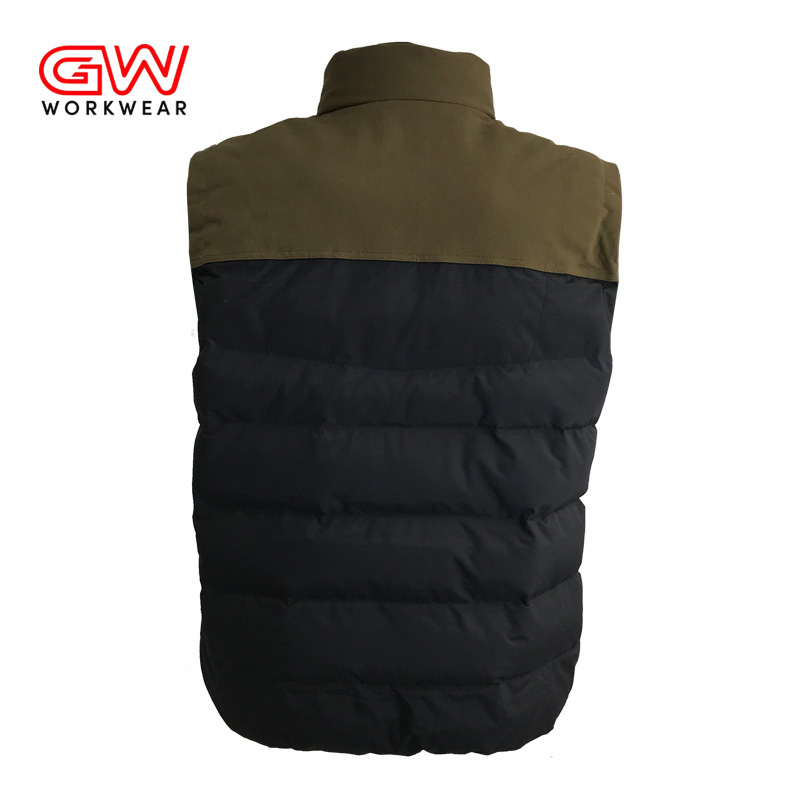 Mens insulated work vest