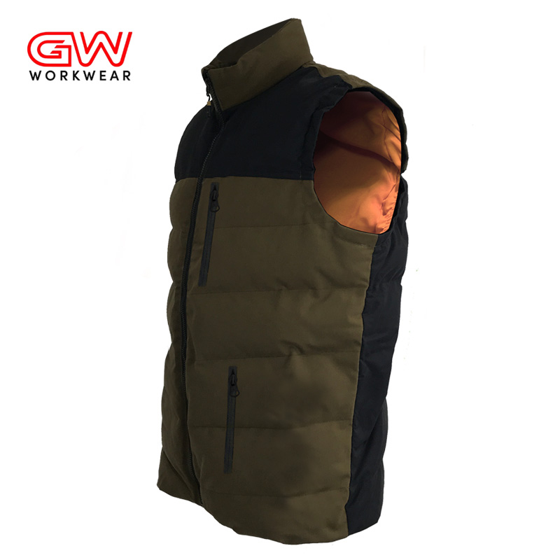 Mens thin insulated vest