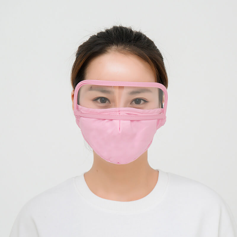 Transparent face shield mask