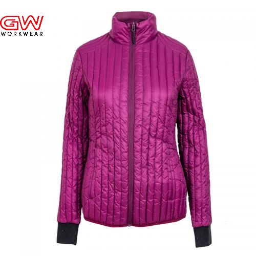Womens quilted down jacket