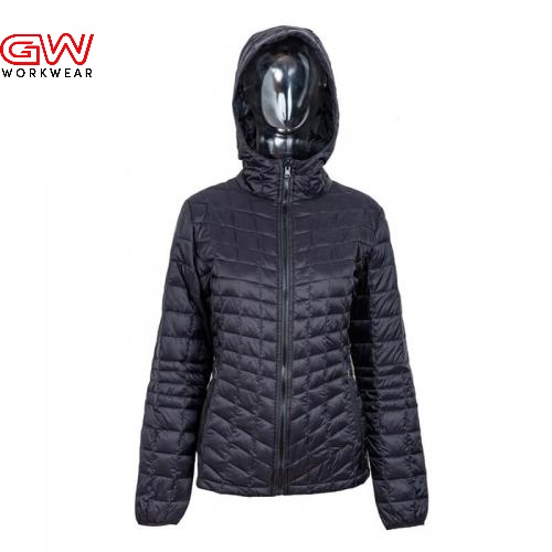 Ladies' padded quilted jacket