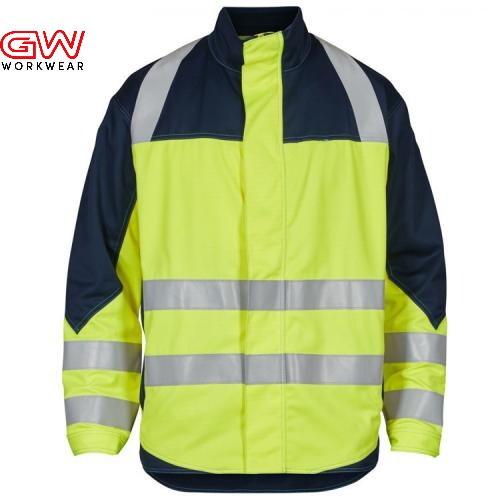 High visibility winter jacket