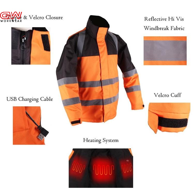 Men's heated work jacket