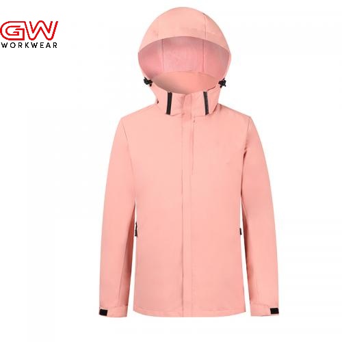 Waterproof windproof jacket women's