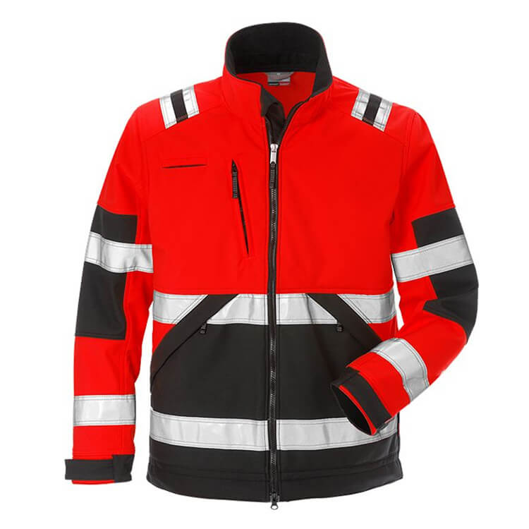 New Design Men's Reflective Orange Safety Winter Jacket 